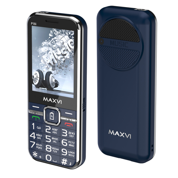 Купить Мобильный телефон Maxvi P18i blue